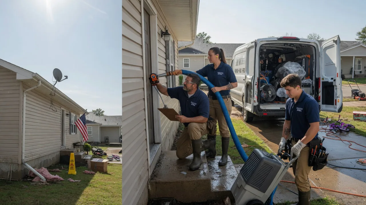 Ceiling Water Damage Restoration in Town Creek, AL near me